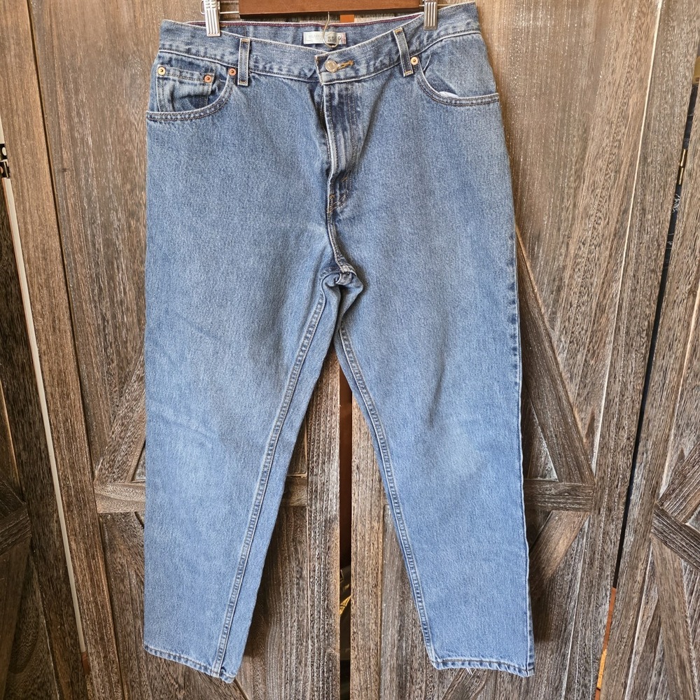 Levis Jeans Women's Size 14 M Medium Wash 550 Relaxed Fit Tapered Leg‎ Vintage